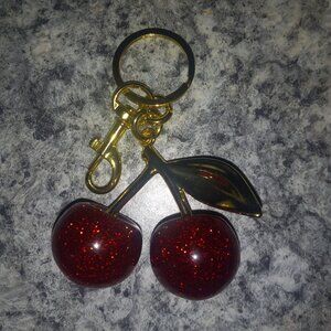 NWOT Cherry 🍒 Charm Keychain